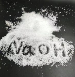 Caustic Soda Pearls also known as sodium hydroxide has chemical formula NaOH in bead or pellet form