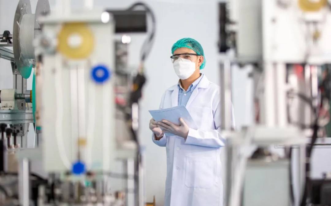 Laboratory testing of caustic soda for purity and compliance